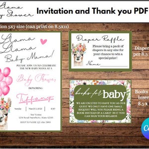 Llama Baby Shower
