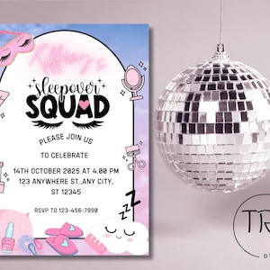 Sleepover Invitation