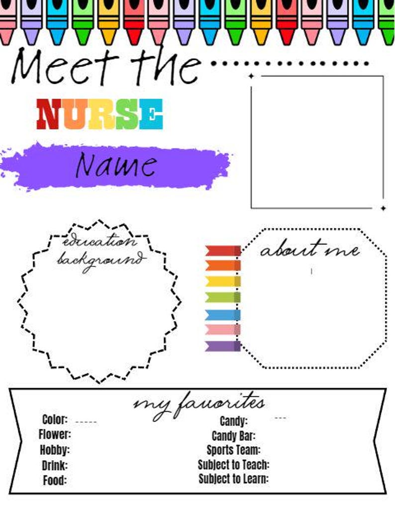 Editable Meet the Staff Template: School Staff Bio (PDF) Etsy Editable Meet the Staff Template: School Staff Bio (PDF) Etsy