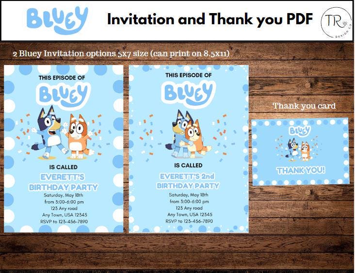 Editable PDF Invite via Canva