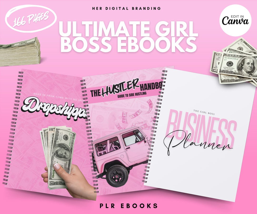 Ultimate Digital Girl Boss Bundle, MRR Included, Done for You Ebook ...