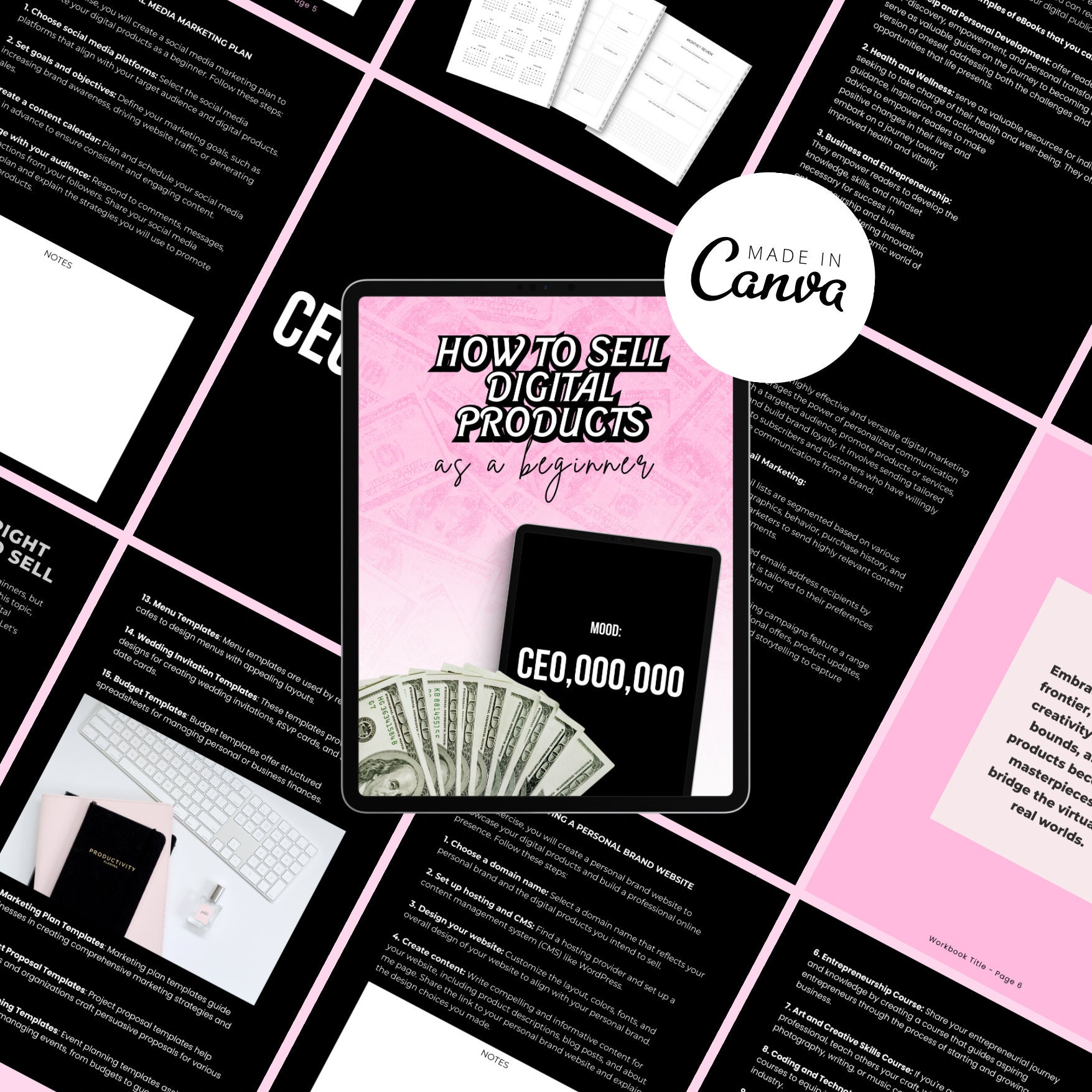 PLR E-book | Done for You Template E Book Template Plan Your Content ...