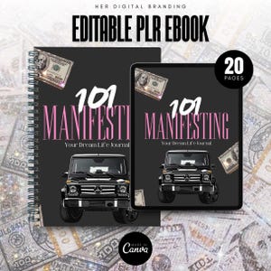 PLR eBook, Done For You Ebook Template, eBook, PLR , Manifesting Journal, White Label, PLR, eBook, Done For You, Business Plan,Planner