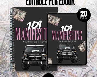 PLR eBook, Done For You Ebook Template, eBook, PLR , Manifesting Journal, White Label, PLR, eBook, Done For You, Business Plan,Planner