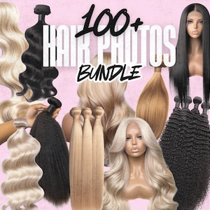 100+ Stock Photos Hair Bundle, Hair Stock Images, Beauty Photoshoot, Hair Extensions Photo, Lace Front Wigs