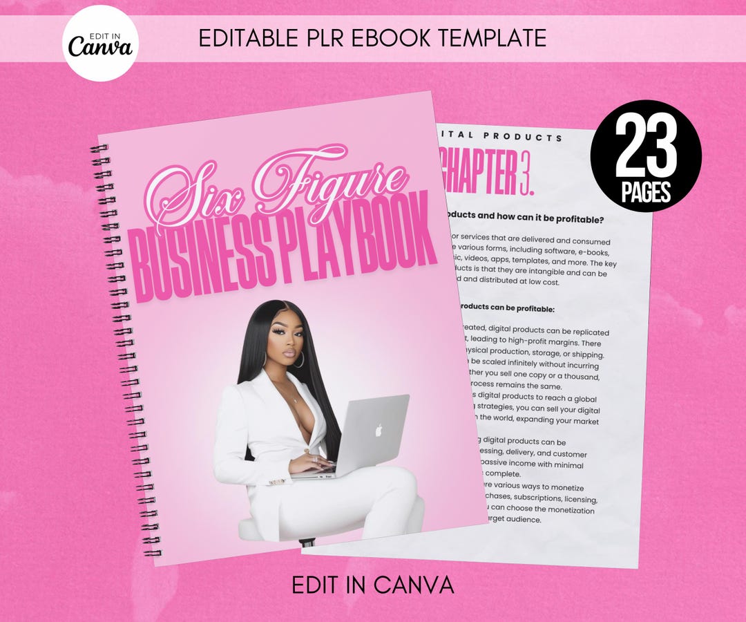 PLR E-book | Done for You Template E Book Template White Label Pre-made ...