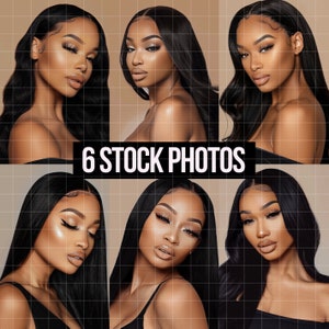 Beauty Stock Photos, Makeup Stock Photos, African American Model, Beauty Images Hair Stock Photos, Photo Hair Extension Digital Download