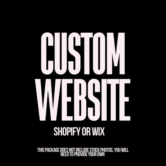 Custom Website design, Done For You Website, Branding, Shopify Theme, Premade Shopify Website, Canva SEO Optimization PREMIUM