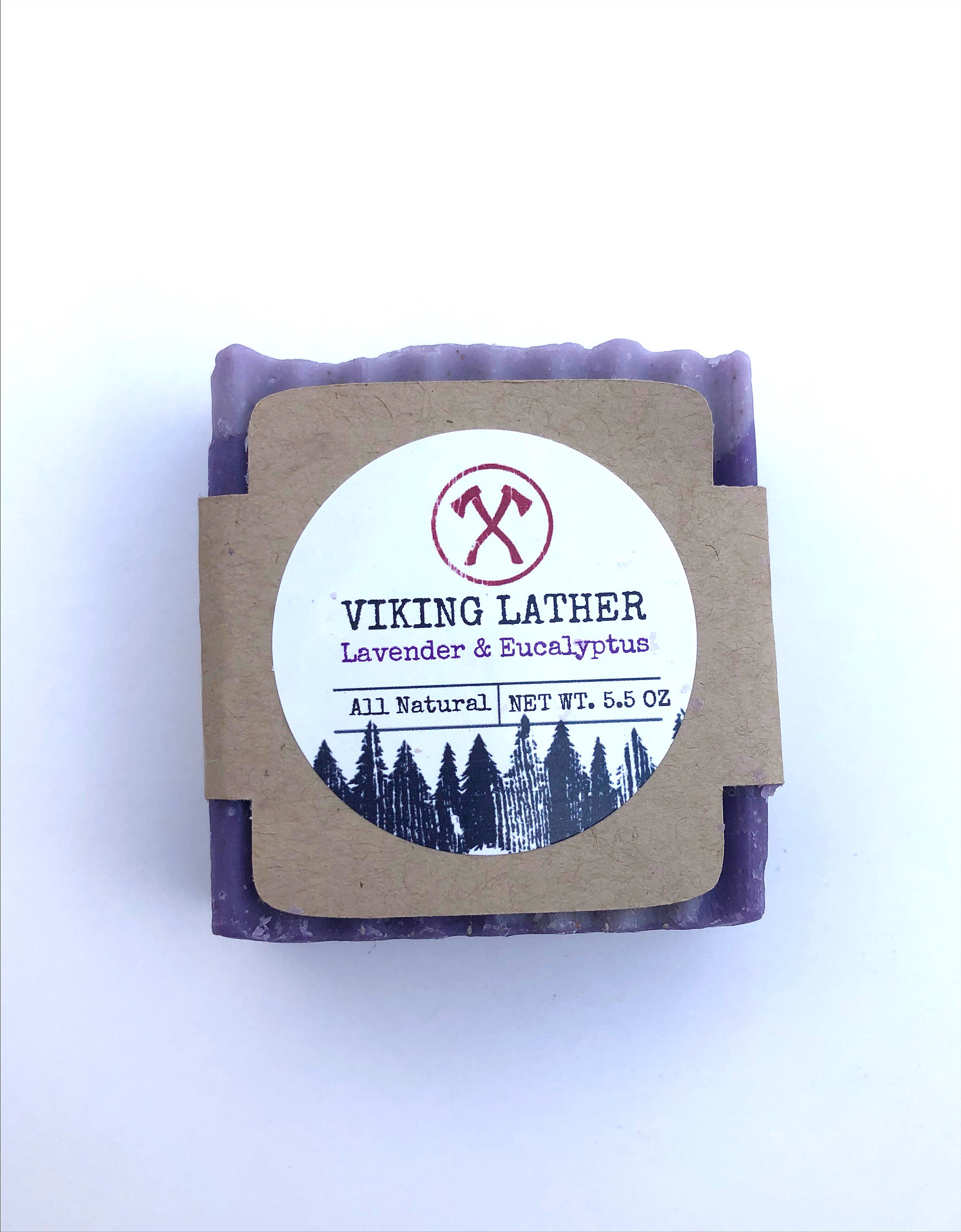 Viking Lather: Lavender & Eucalyptus - All Natural Bar Soap - Pure ...