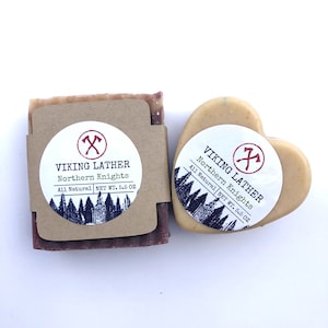 Viking Lather: Northern Knights - All Natural Bar Soap - Pure Essential oils