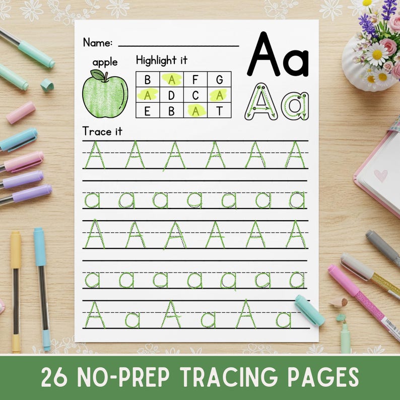 Letter Tracing Guide.pdf Alphabet Tracing Guide, Letter Tracing, Letter of the Week Alphabet ...