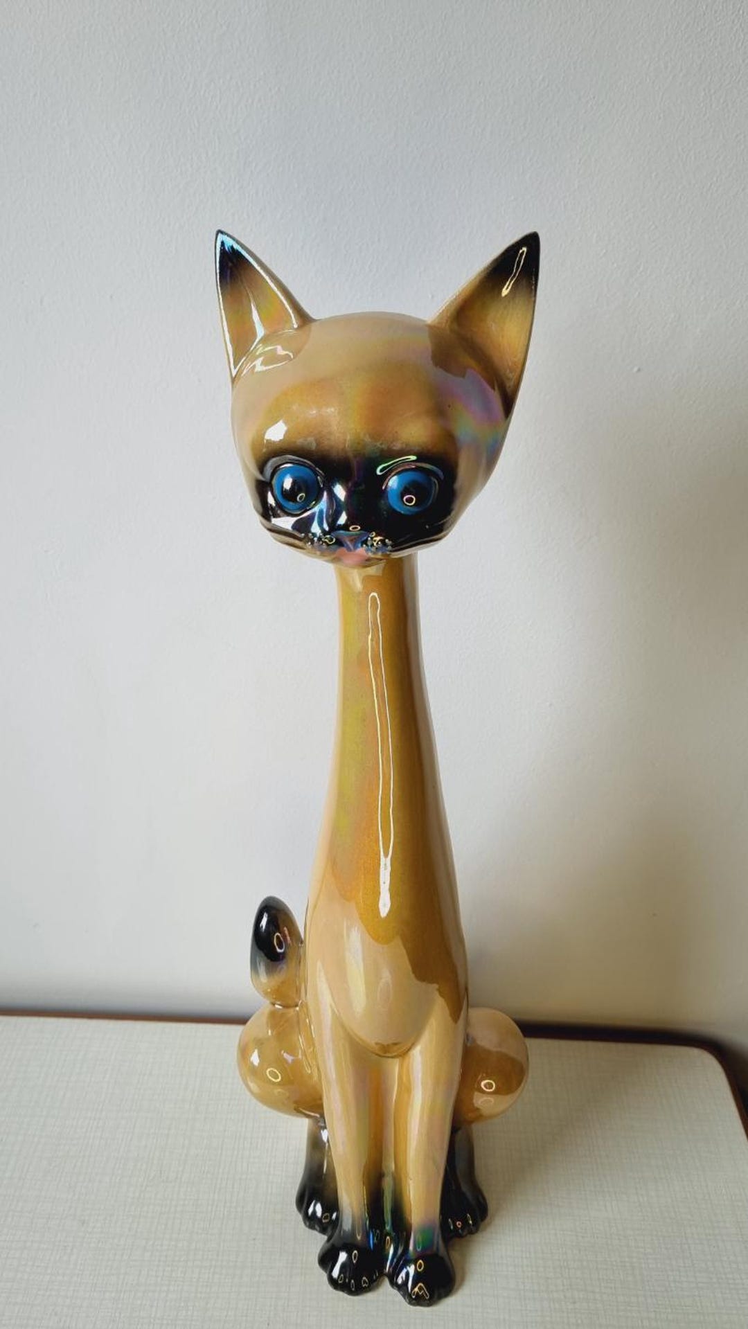 Siamese Cat Figurine Large, Jema Holland 455 RARE Etsy