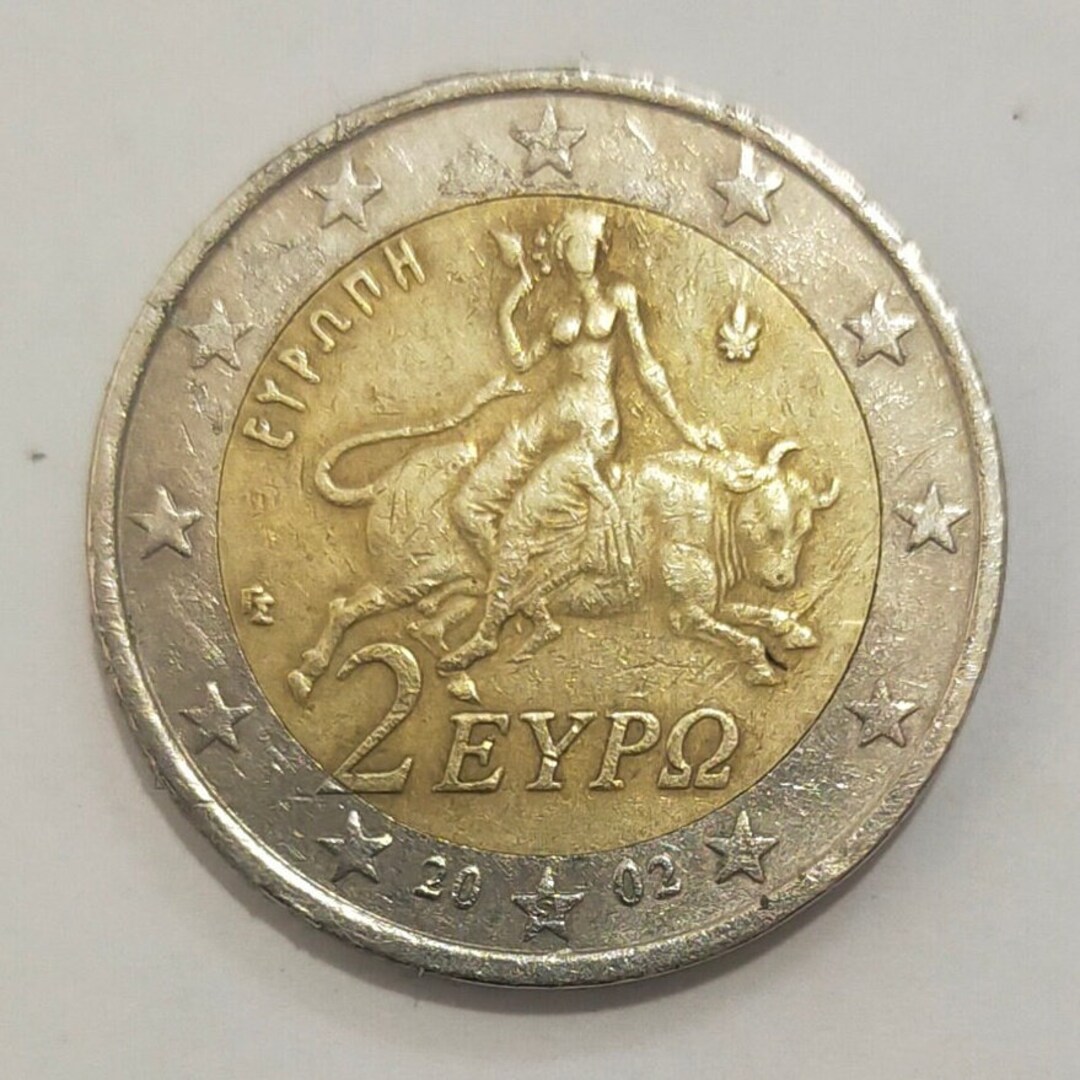 piece 2 euros grecque 2002 valeur
