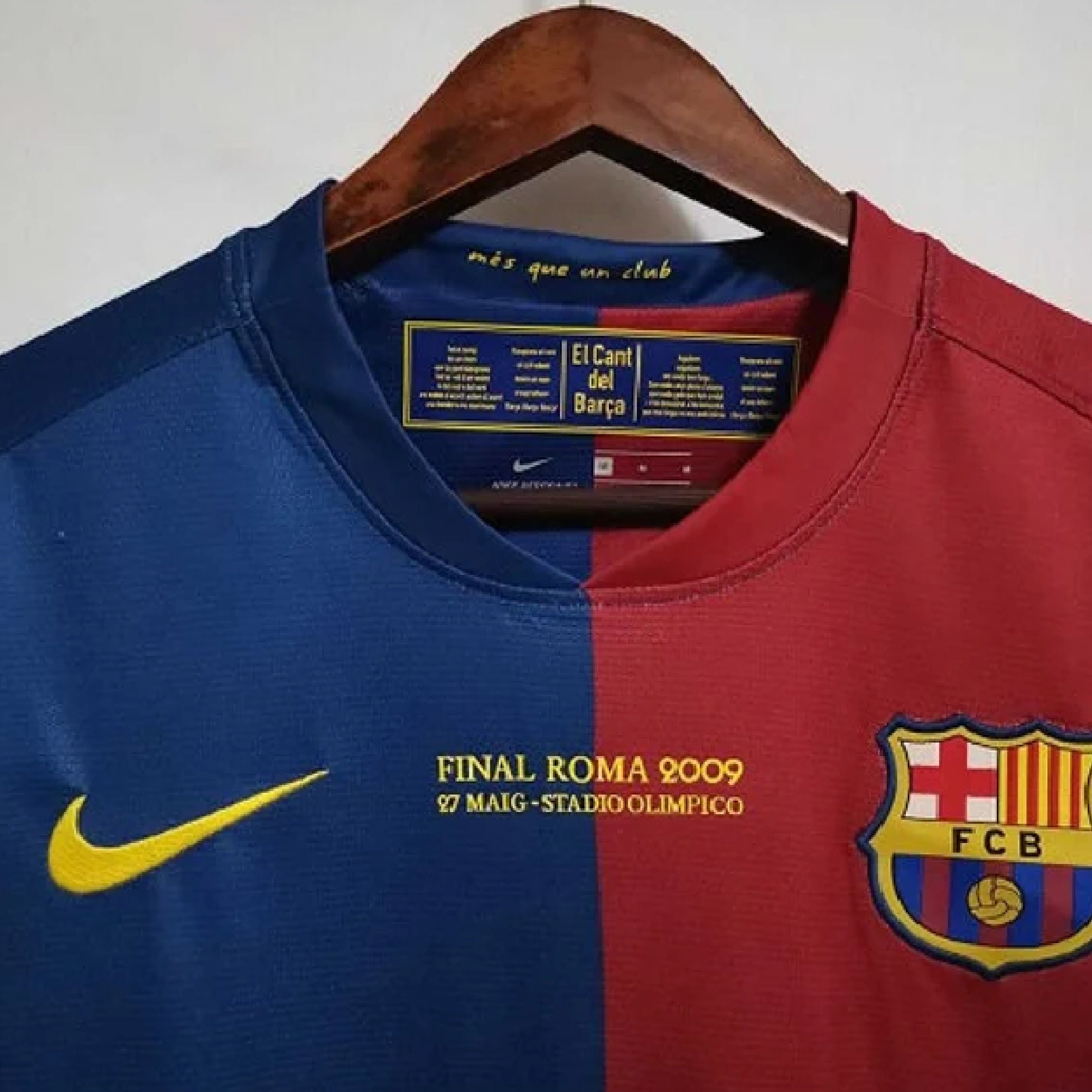 Barcelona 2008 Champions League Home Messi Retro Football Shirt