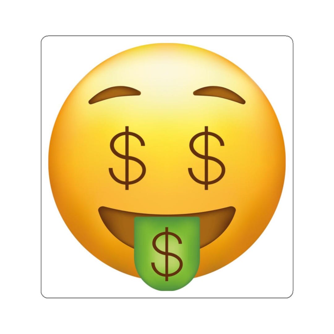 Usd Sticker Sticker Sheet, Dollar Emoji Design, Money Stickers, Planner Stickers ...