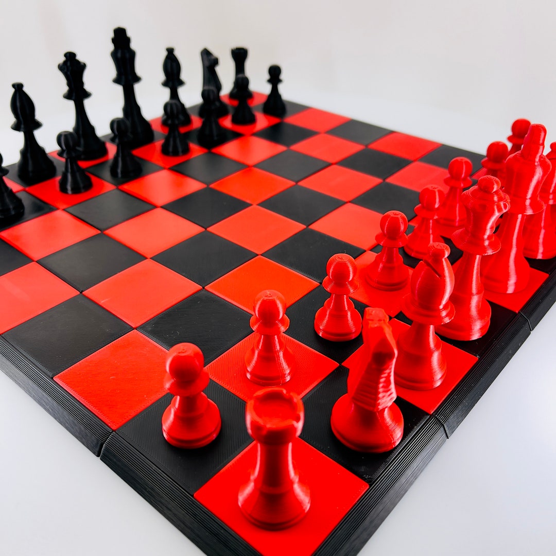 PERSONALIZED Puzzle Chess Set 3D Printed Chess Set Puzzle Home Decor