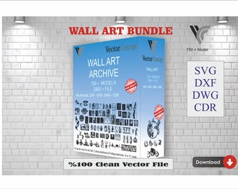 Laser Cut Wall Art Bundle | CNC Router Files (Digital Download)