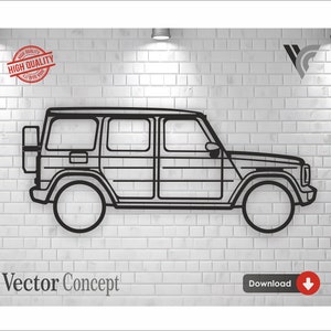 Car Wall art Decor vector file for laser cutting , plasma cutting ( svg , dxf , dwg , cdr ) Metalic & Wood CNC machine!
