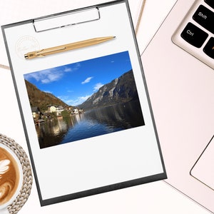 Hallstatt lake printed photo card | photo card for your photo book  | lake photo card | Austria photo card | 7" x 5" | 7x5