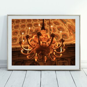 Chandelier photography, wall art, printable wall art, vintage home photography digital download, luxury photo download, antique chandelier