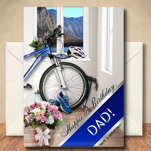 Biglietto d'auguri per ciclisti, regali ciclistici personalizzati, biglietto d'auguri personalizzato, biglietto d'auguri per ciclista, biglietto da ciclismo, biglietto d'auguri per biciclette