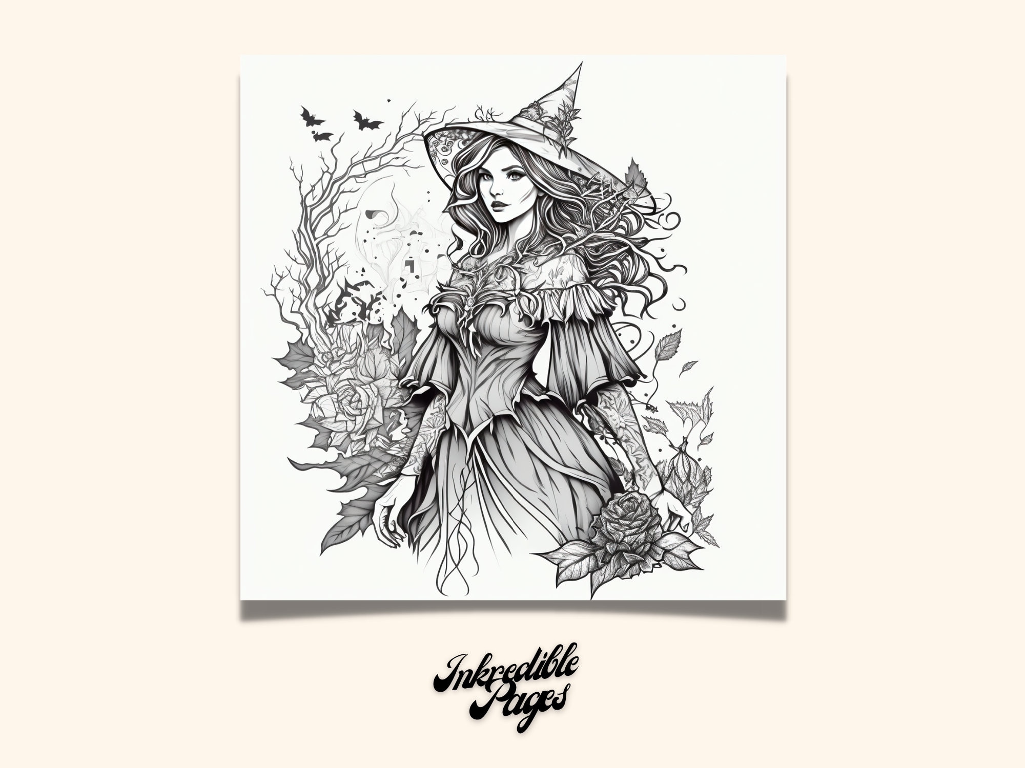 Coloring Pages for Adults Witches to Color Adult Coloring Books