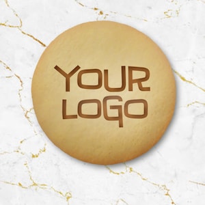 Logo Cookie Stamp and Cookie Cutter | 100% Customized with your Logo | Personalized biscuit embosser for businesses