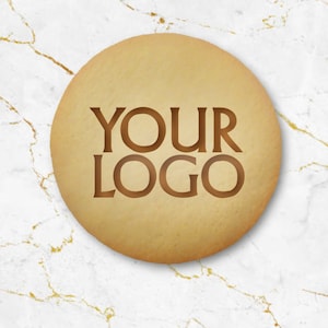 Logo Cookie Stamp and Cookie Cutter | 100% Customized with your Logo | Personalized biscuit embosser for businesses