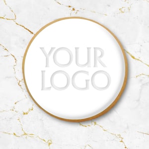 Logo Cookie Stamp and Cookie Cutter | 100% Customized with your Logo | Personalized biscuit embosser for businesses