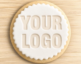 Custom Logo Cookie Stamp Embosser | Personalized Biscuit