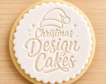 Custom Cookie Stamp and Cutter | Personalized with Business Logo | Embosser for Baking