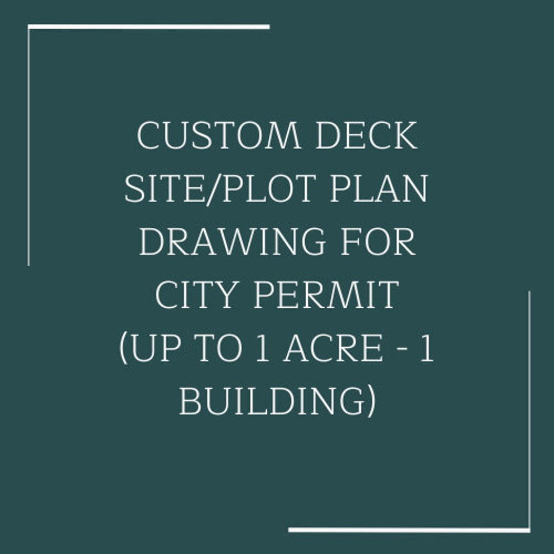 Site/plot Plan Drawing for City Permit / Autocad City Permit Drawing / Blueprints / Custom