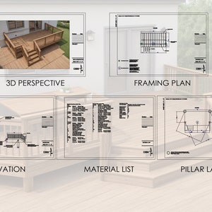 Complete 18'x10' Deck Blueprint Package: Transform Your Outdoor Space ...