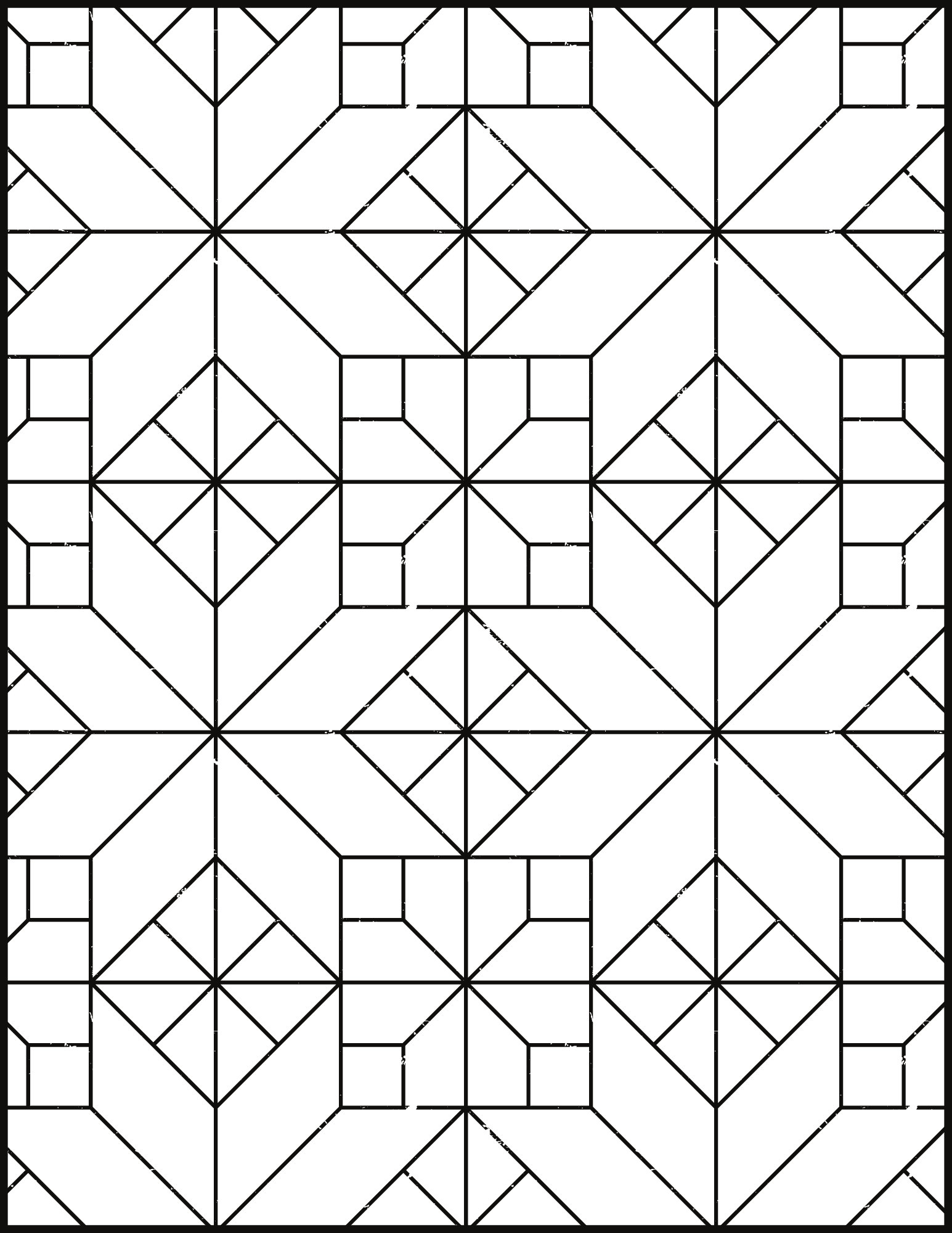 Geometric Shapes, 15 Coloring Pages for Teens and Adults - Etsy