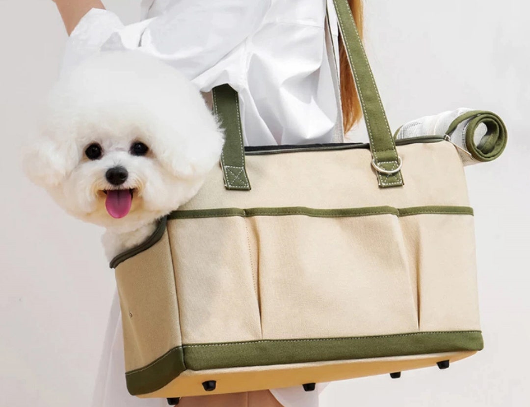 Dog Carrier Bag Dog Purse Carrier Dog Shoulder Bag Pet Etsy