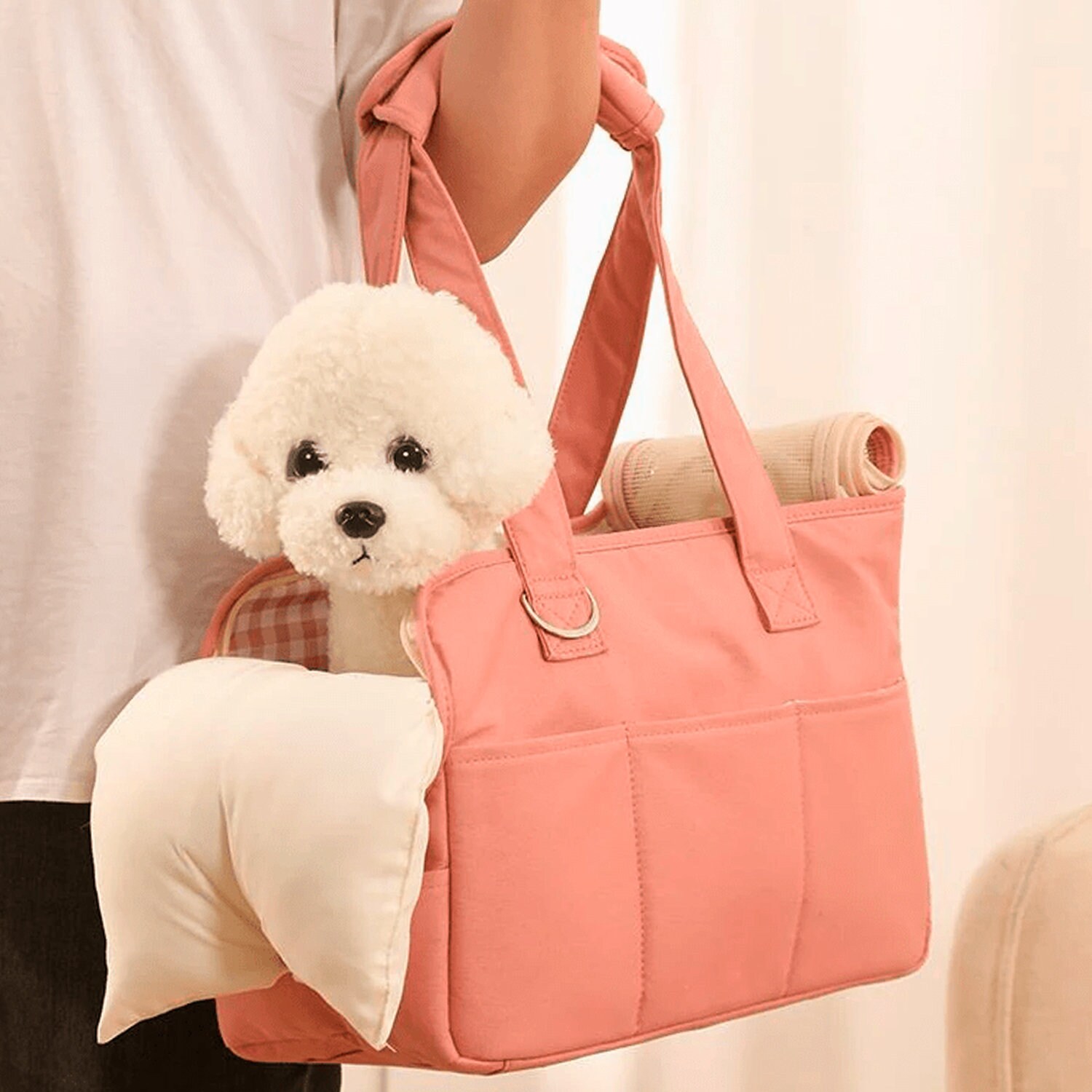 Pet Travel Bag Pet Carrier Bag Large Dog Bag Dog Shoulder Etsy