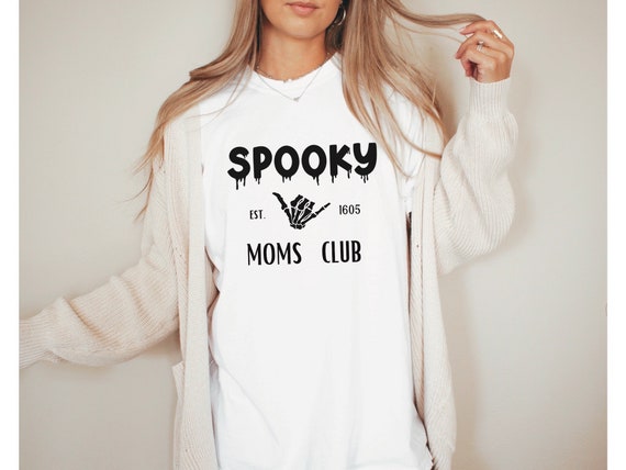Spooky Moms Club SVG PNG | Halloween Witchy Season Graphics