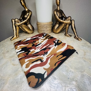All purpose military print bag (light background)