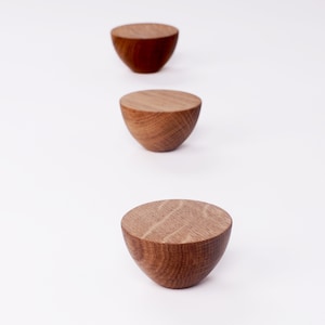 Solid oak drawer pull | Wooden drawer knobs | wooden handle | Modern Drawer Knobs | Drawer Cabinet Knobs | Furniture Pull