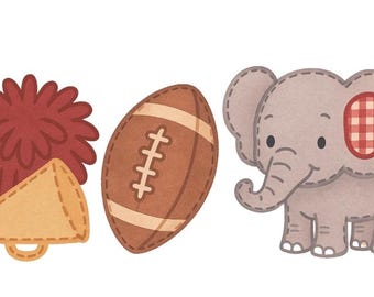 Alabama Football Toddler PNG: Kids Sublimation Design (Digital Download)