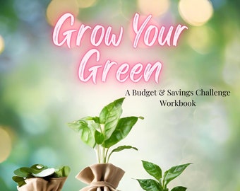 Savings Challenge Workbook, Savings, Budget Planner,  Budget Tracker, Savings Challenge, Save Money