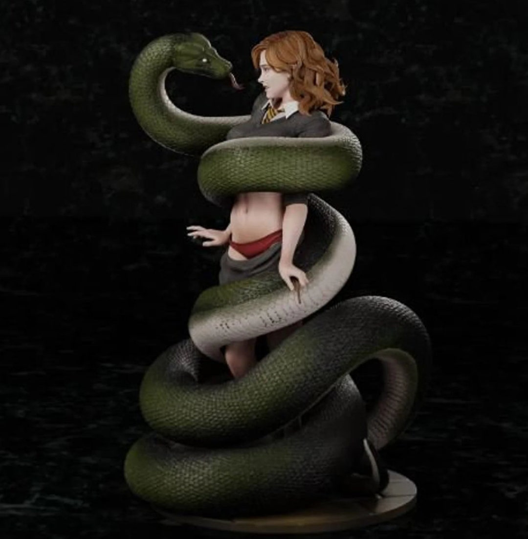 Hermione Snake 3d L Fan Art Various Sizes 3D Resin High - Etsy Hermione Snake 3d L Fan Art Various Sizes 3D Resin High - Etsy
