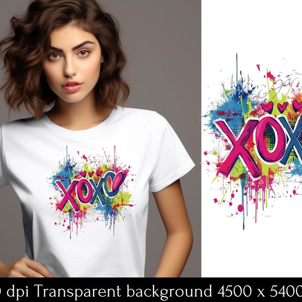 Love Your Style with XOXO Digital File for Custom T-shirt Printing