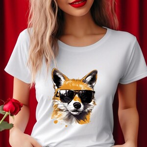 Funky Fox SVG Woodland Animals PNG, Digital File High Quality Artwork ...