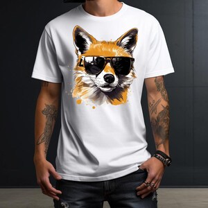 Funky Fox SVG Woodland Animals PNG, Digital File High Quality Artwork ...