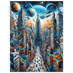 Póster de papel mate premium (imperial)