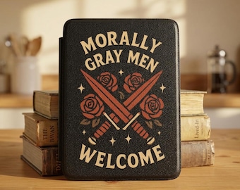 Morally Gray Men Welcome Kindle Case | Knives & Roses Artwork