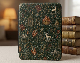 Throne of Glass Kindle Case | Terrasen Fantasy Bookish Cover (PU Saffiano)