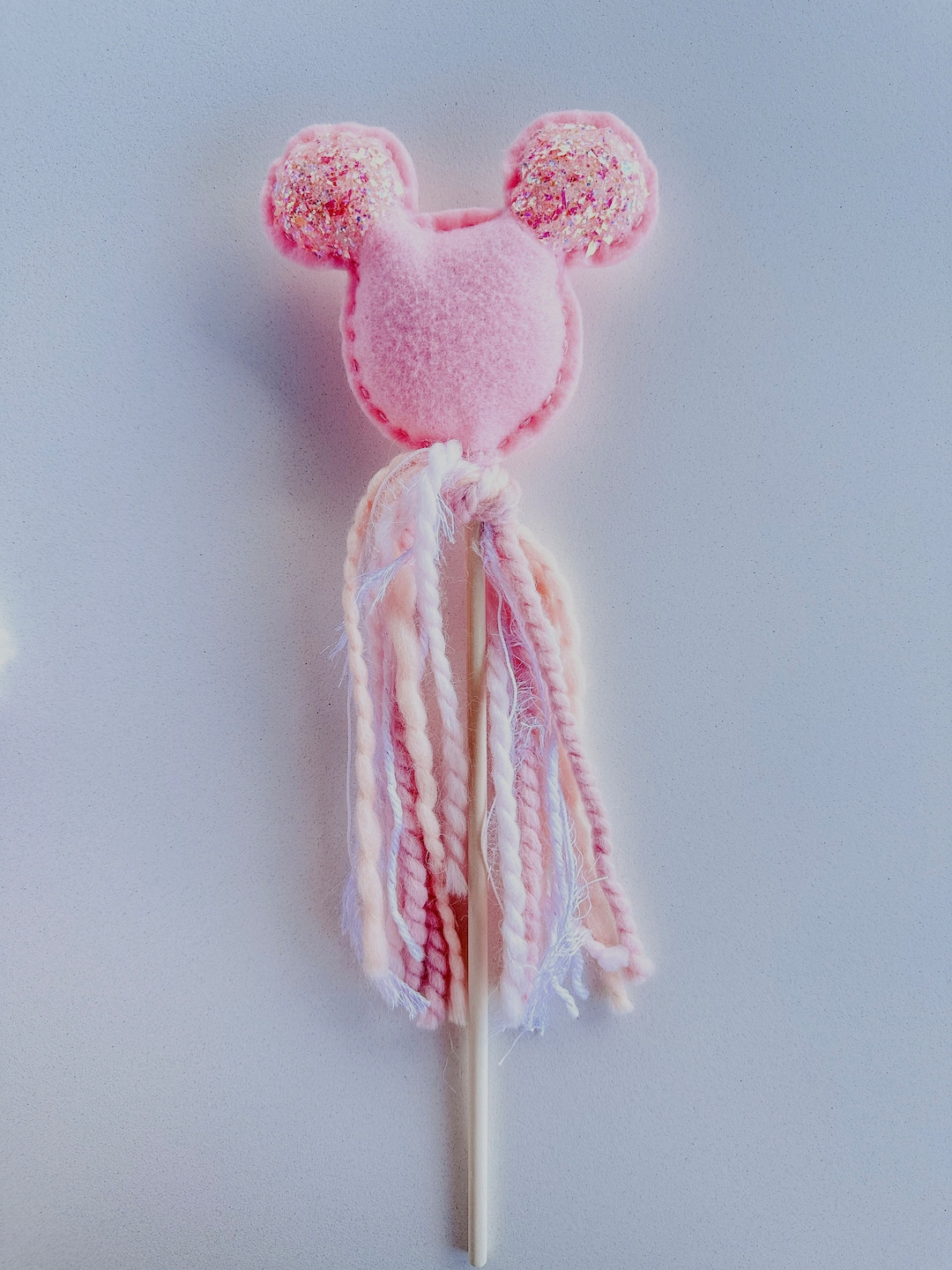 PINK Mouse Inspired Wand Whimsical Kids Magic Wand Make Believe Decor ...