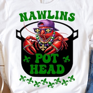 Nawlins Pot Head PNG, Pot Head, Pot Head sublimazione, stagione dei gamberi, trasferimento dei gamberi, Pot Head, maglietta per bollitura dei gamberi, png per bollitura dei gamberi